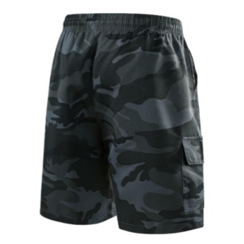 Men's Quick-Dry Camouflage Cargo Shorts, Sports Casual Fitness Running -Inch Bottoms