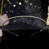 Fashion Rhinestone Bridal Tiara Headpiece Silver Crystal Wedding Hair Accessories Women Birthday Party Rhinestone Crowns