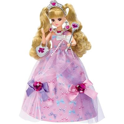 TAKARA TOMY Licca-chan Doll LD-04 Prism Ribbon Princess Dress-Up Toy for Ages 3 and Up