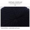 Winter Soft Knitted Hat Windproof Fleece-Lined Ear Protection Cap Thick Warm Beanies Hat Outdoor