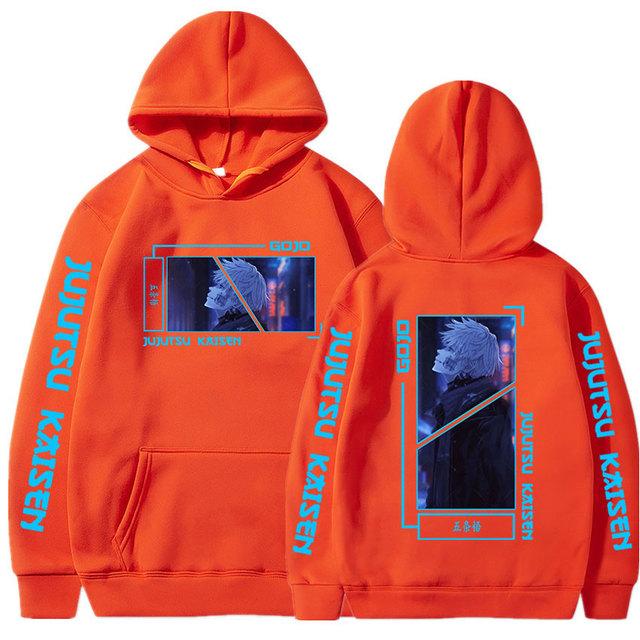 Hanorace cu glugă cu glugă cu mâneci lungi, cu glugă, cu mâneci lungi, cu glugă, cu mâneci lungi, cu glugă japoneză, cu imprimeu Gojo Satoru