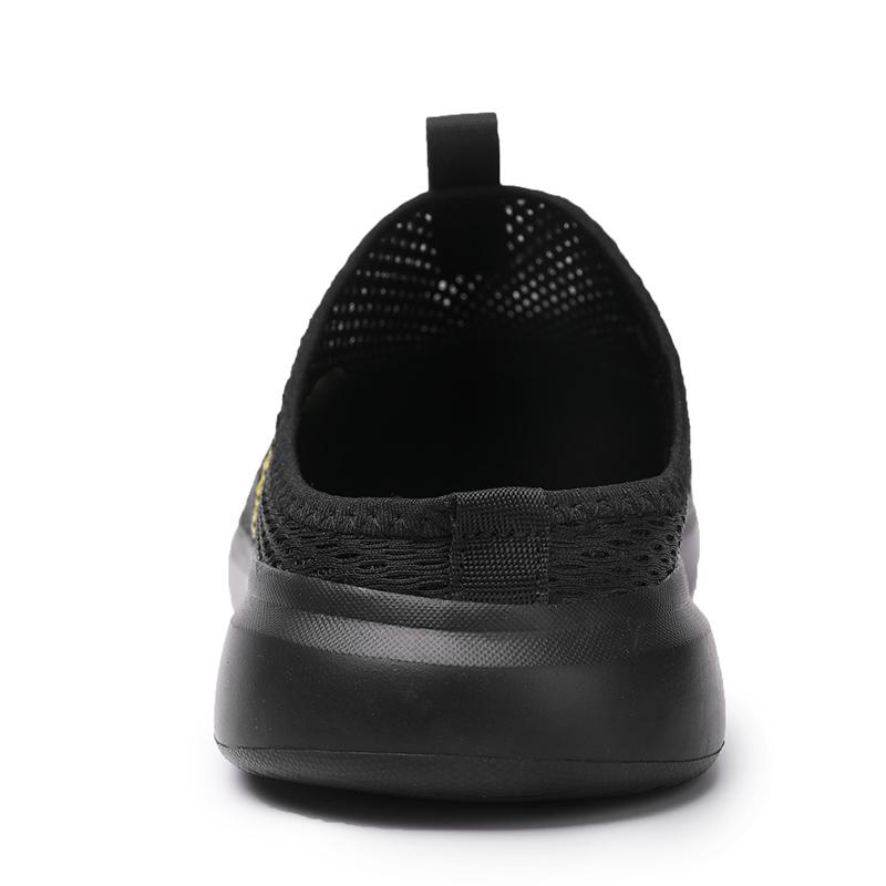 Big Size 48 Men Slippers Mesh Sandals Breathable Super Light Sneakers Outdoor Half Slippers Slip-on Men Beach Sandals Flat Shoes