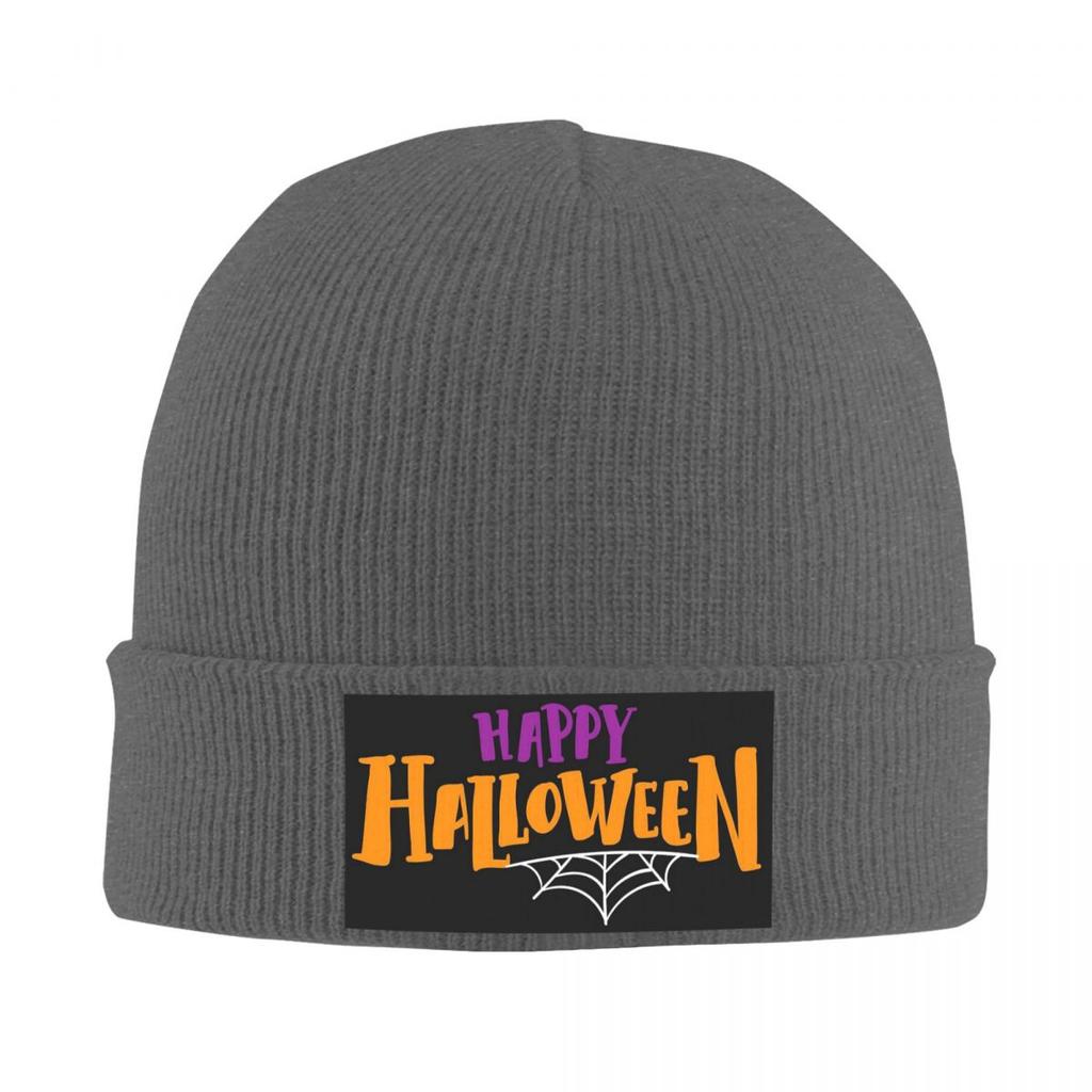 Bonne Fête d'Halloween Bonnet Tricoté Chaud Mode Bonnet Chapeau Automne Hiver Extérieur Bonnets Chapeaux pour Adulte Unisexe