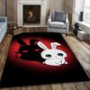 Cute Rabbit Shadow Fun Carpet for Bedroom LivingRoom Office, Children Non-slip Rug Modern Style Home Door Decor Mat Great Gift