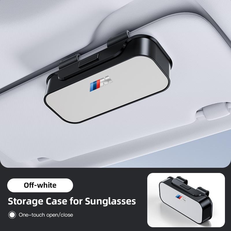 Car Visor Sunglasses Glasses Case Box Accessories For BMW E90 G80 M3 G30 M5 F82 F83 F20 F21 G42 F95 F96 G06 G07 M2 M4 M8 G14 G15