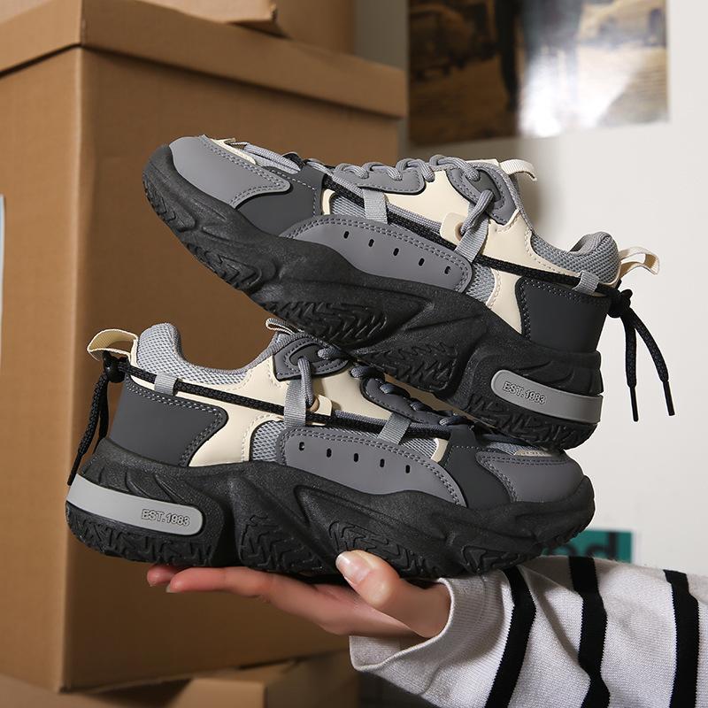 Autumn New Casual Women's Shoes Versatile Platform Dad Shoes Women's Running Sports Shoes Women