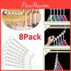 Multi-functional Foldable Plastic Clothes Hanger Modern Style Magic Hanger For Wardrobe And Closet