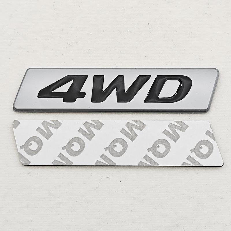 

4WD Logo Stickers 3D Metal Emblem Badge Car Stickers Decals For Hyundai iX25 iX35 Tucson Toyota RAV4 Sticker Auto Accessories