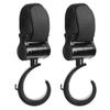 Baby Stroller Hooks Aluminum Alloy Buckles Clips Carabiner Multifunction Household Trolley Diaper Bag Organizer Hook Pram Hanger