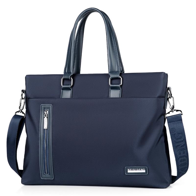 Men's Large Capacity Oxford Cloth Casual Briefcase and Crossbody Bag