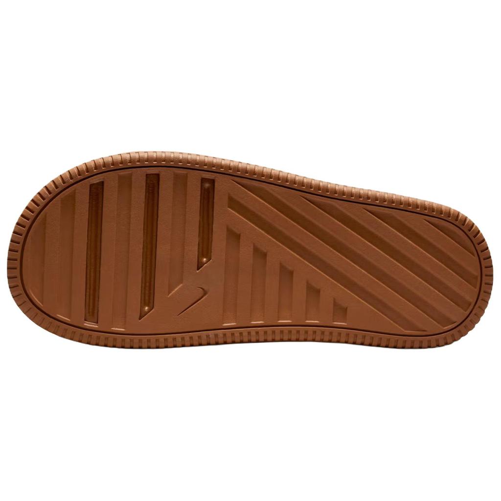 Nike Calm Elevation Slide Classic Comfortable Slide Sandals Women Footwear Brown White HV8560-200