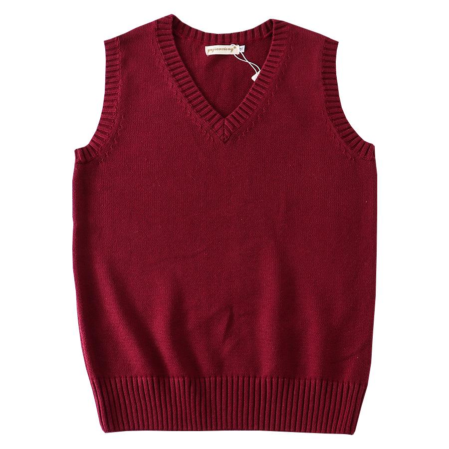 British College Style JK Uniform Vest, Japanese-Inspired Sweater
