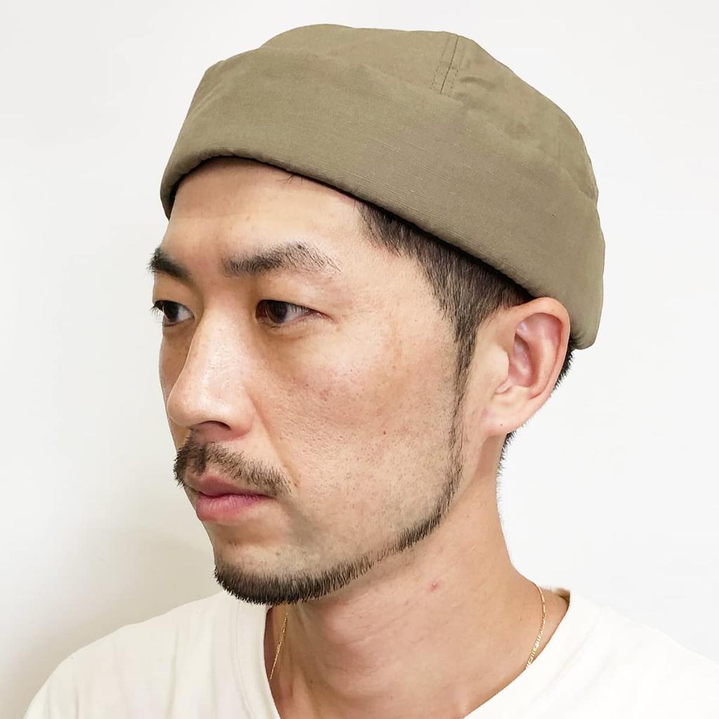 Basic Enchi Linen Brimless Fisherman Olive Roly-poly Cap, Cap, Cap, Antibacterial, Deodorizing, Men's & Women's,