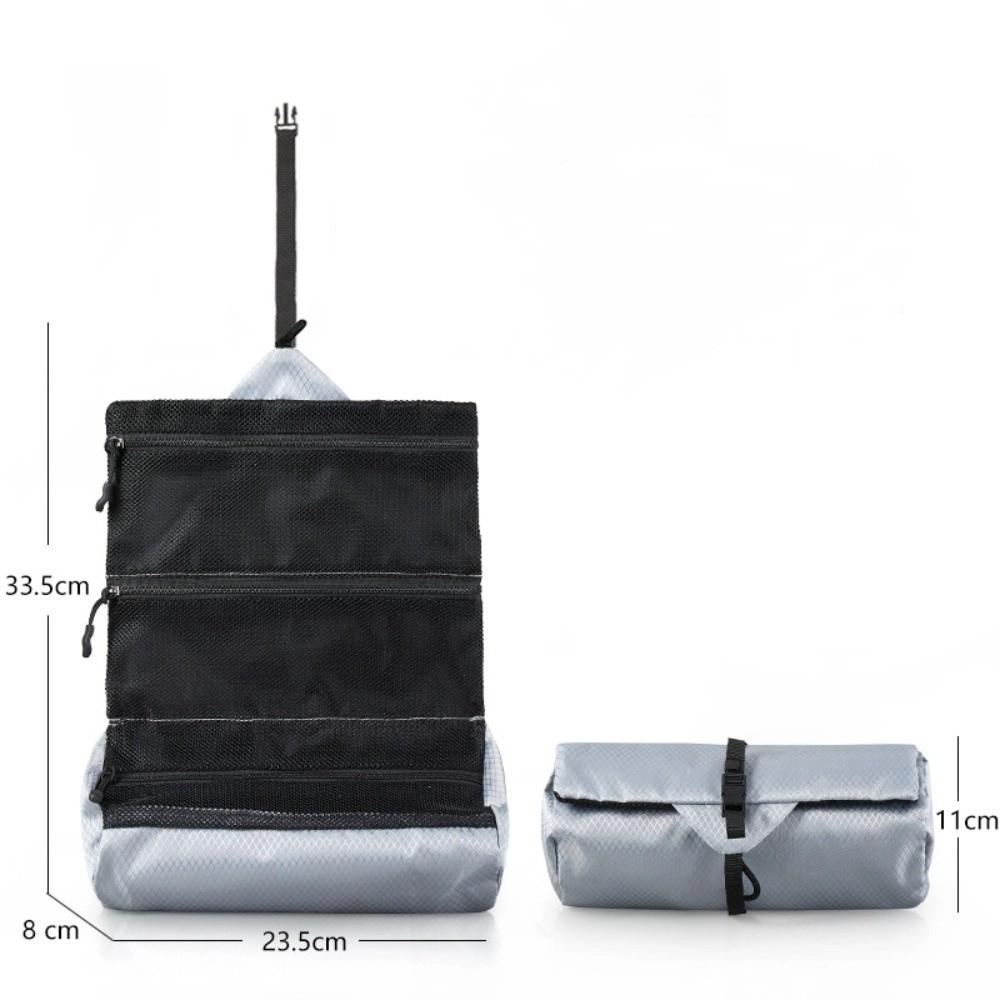 Foldable Portable Toiletry Bag Cosmetic Bag For Men Travel Camping Storage Business Trip Washing Bag Foldable Toiletries Suit