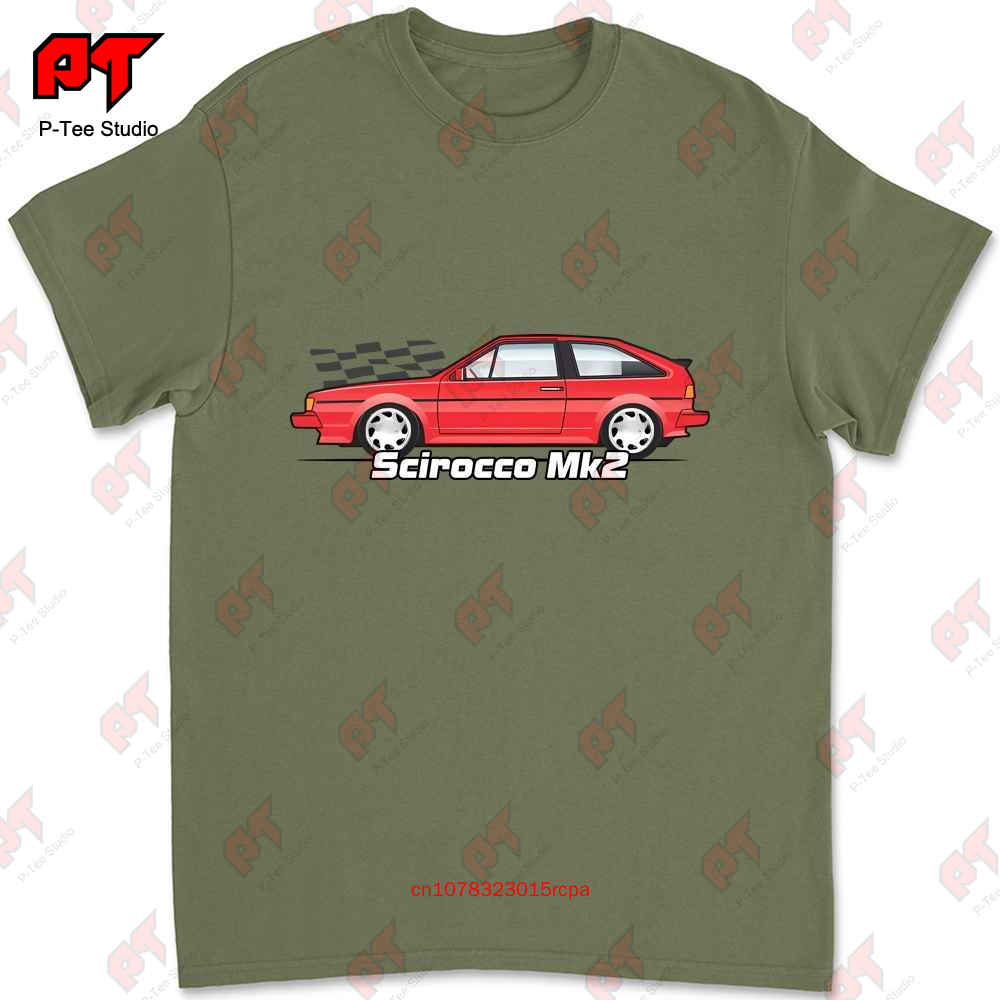

Custom Art T Shirt For 82 85 86 87 88 1989 Scirocco Mk2 16V Wolfsburg Slegato UPUB 4XL