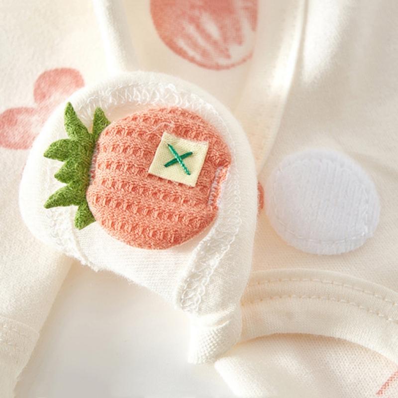 Baumwolle Neugeborenes Baby Mädchen Junge Strampler Druck Säugling Jumpsuit Lässig Neugeborenenkleidung Für Mädchen Jungen Sommer Herbst Kleidung Neu