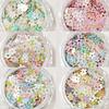 1 Jar Hollow Out Flowers Nail Art Glitter Mini Sparkling Flakes Nail Sequins Nail Art Decoration,Manicure Tips Charms For Women