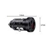 High Speeded Car Charger Transparent Metal Plug PD3.0 Double Port Rapid Charging With Intelligent Chip for Vehicle