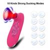 Powerful Clit Sucker Vacuum Vibrator Clitoris Sucking Nipple Sucking Tongue Vibrating Oral Licking Sex Toys for Adult Women