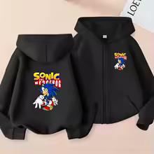 Kids Girls Boy 3-12 Yrs Zipper Style Cardigan Hot Sale Hoodie Sweatshirt Leisure Coat Sports Trend Top Anime Film Print Clothing