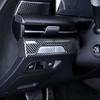 For Genesis G80 RG3 2025 LHD Carbon Fiber Car Interior ABS Headlight Adjustment Button Cover Trim Accessories
