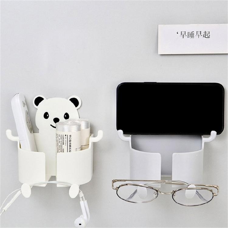 Remote Control Organizer Wall Mounted Phone Holder Storage Stand for Small Item