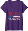 MAGAGA Make America Great And Glorious Again Ladies' V-Neck Tshirt Unisex T-Shirt