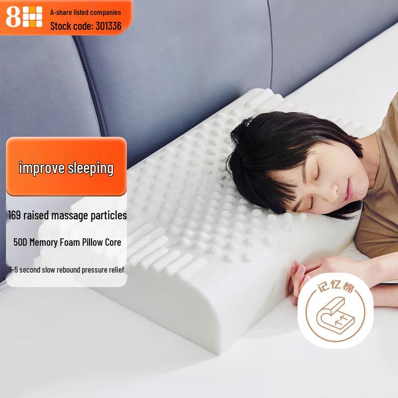 8H Ergonomic Memory Foam Pillow