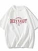 Unisex Pure Cotton Loose Fit Retro T-Shirt for Men, Women, and Plus-Size Chubby Individuals - Trendy Half Sleeve Couple Outfit.