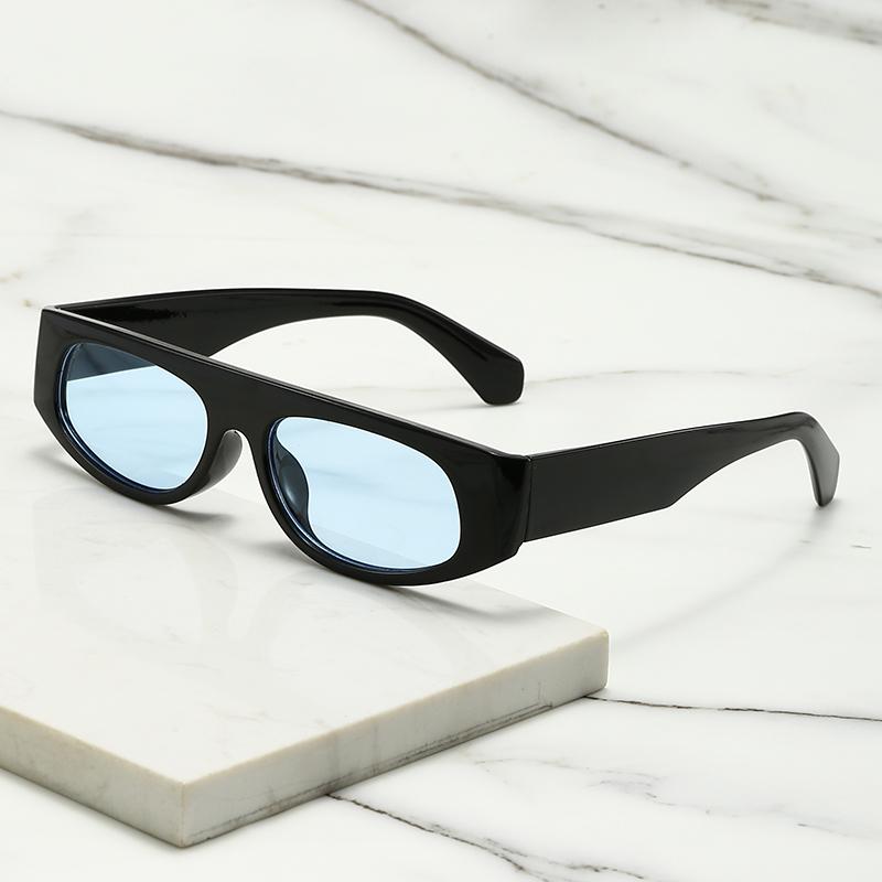 Exquisite Oval Sunglasses Women Men High Quality Luxury Shades Leisure Commute Sun Glasses Lady Man UV400 Protective Glasses
