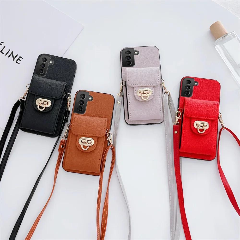 Umhängetasche für Samsung Galaxy S23 S21 FE S25 S24 S22 Ultra Plus A54 A53 A52S A52 A34 A33 A25 A23 A22 A14 A13 5G A24 A12