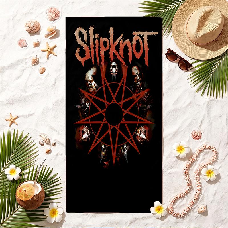 Slipknot Soft Beach Towel Stylish Beach Pool Towel for Summer Seaside Vacation Travel