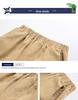 Kids' Khaki and Navy Elastic Waist Western Uniform Pants for Boys and Girls