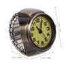 LEDMOMO Ring Watch - Unique Ring Watch, Business Fashion Ring, Stainless Steel Link, Waterproof, Free Size, Numeral Dial, Mini Wristwatch, Ring Watch