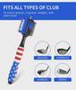 Double-Sided Nylon & Steel Golf Club Cleaning Brush