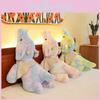 Colorful Small Dragon Plush Toy Pillow Tie-dye Dinosaur Doll Plushie Wholesale Gift