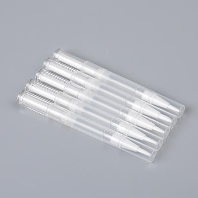 5Pcs 3Ml Travel Empty Twist Pen With Brush Cosmetic Container Nail Oil Lip Balm