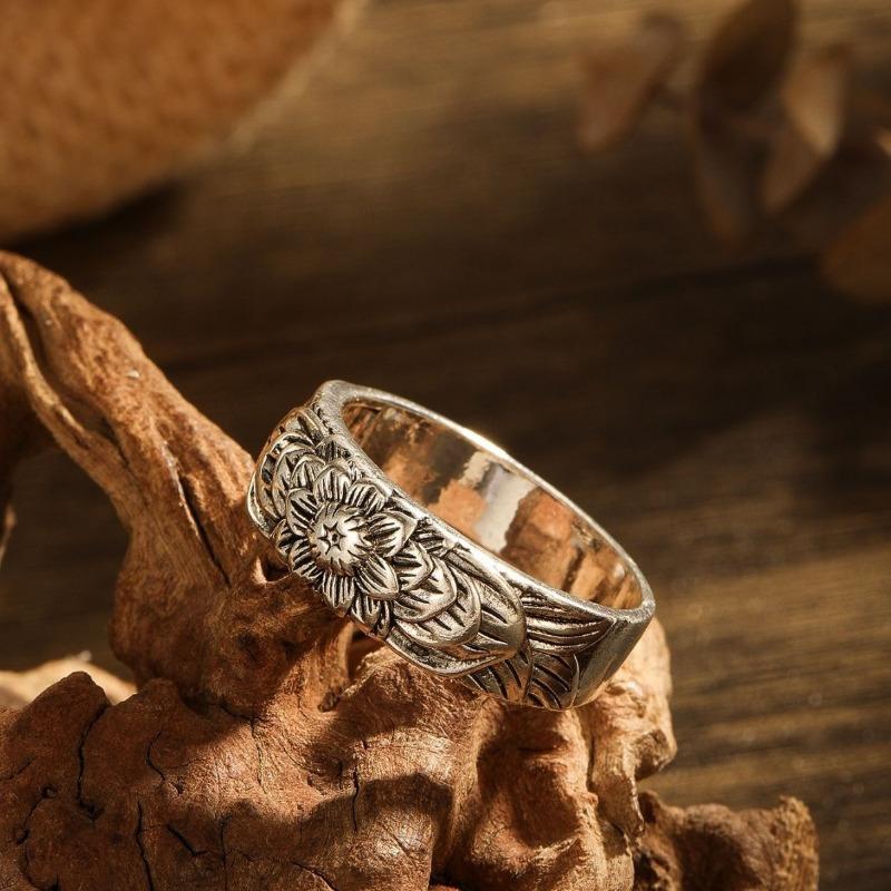 1Pc Stylish Retro Fashion Ring, Suitable for Daily Wear