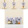 Cheese Plush Mouse Keychain Soft Stuffed Animal Toy Bag Charm Gift For Kids
