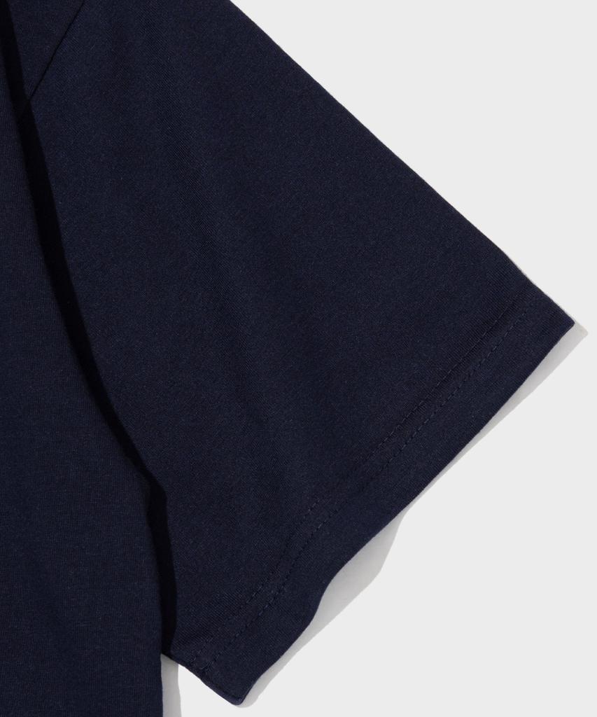 ANALOG MOOD Essential Logo Short Sleeve T-Shirt (Navy)