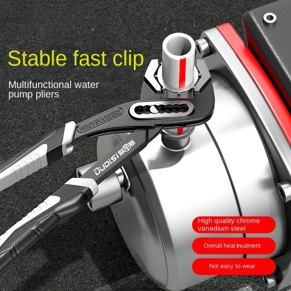 New High-carbon Steel Water Pipe Pliers Adjustable Heavy Duty Pipe Wrenches Opening Repair Tool Hand Tool Plumber