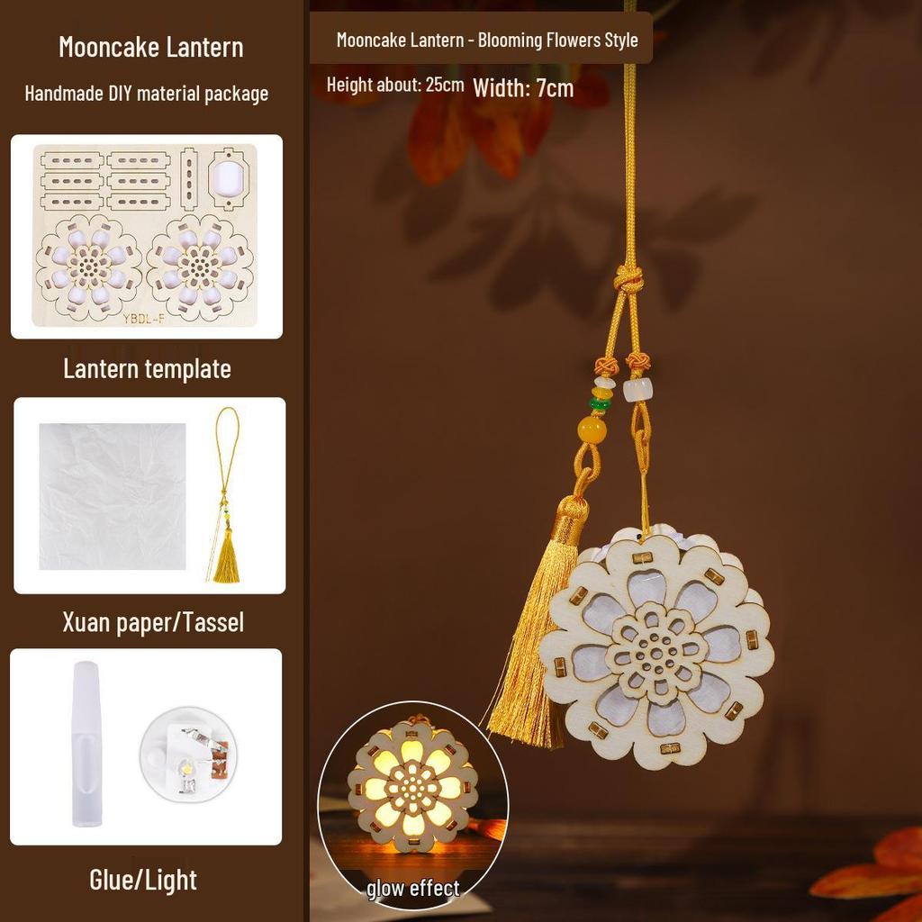 Handmade Luminous Lanterns: Ancient-Style Mid-Autumn DIY Gift for Girlfriend or Best Friend