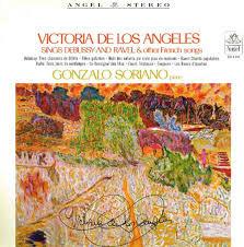 LP Record GONZALO SORIANO - Victoria De Los Angeles Sings Debus 36406 ANGEL 1967 US Classical Used