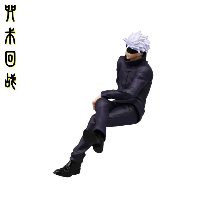 13cm Japanese Anime Jujutsu Kaisen Figure Gojo Satoru Action Figure PVC Model Toys Collectible Statue Noodle Stopper Kids Gift