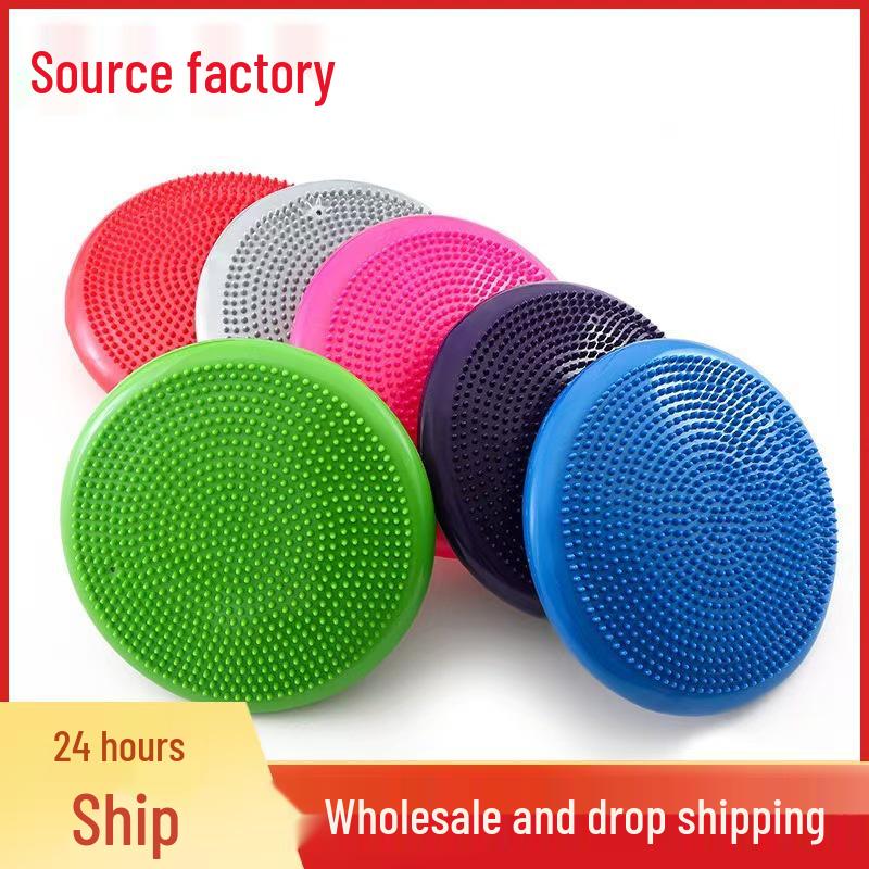 

Коврик для тренировки баланса ПВХ для детей и взрослых - Нескользящий, амортизирующий, массажный коврик 34 cm Balance Mat зелёный