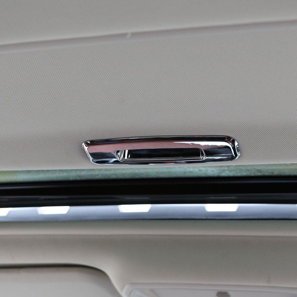 Car Interior Roof Skylight Handle Catch Cover Trim Sequins for Ford Focus 3 MK3 2015 2016 2017 2018 ABS Chrome Accessories