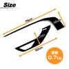 Topsense Outlander PHEV GN0W Compatible Front Grille Garnish and Fog Lamp Covers Accessory Custom Exterior Aero Parts (Black) - Parts, Dress-Up