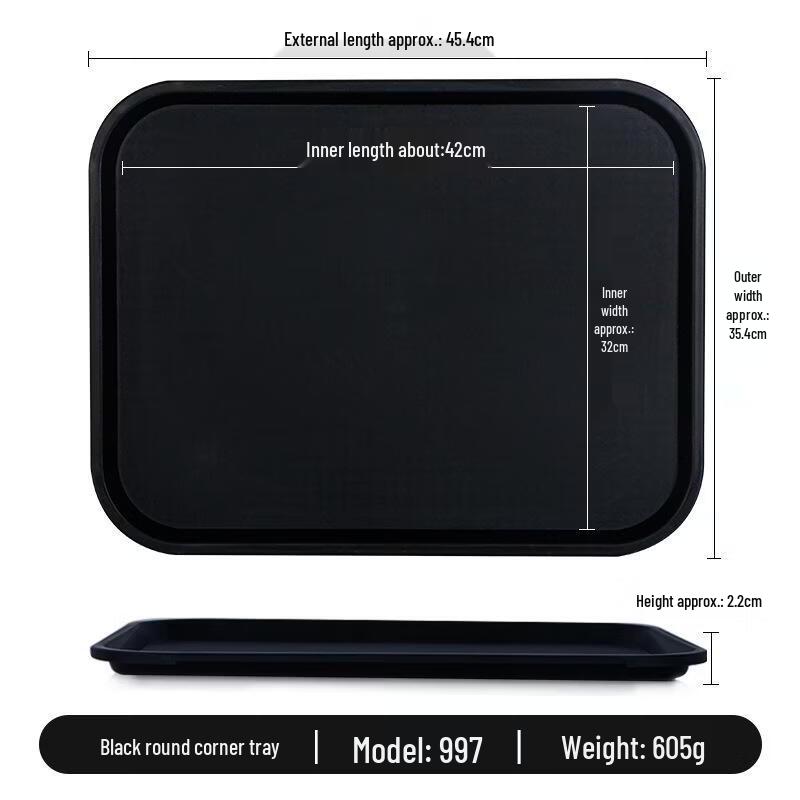 ROYUGO Plastic Serving Tray