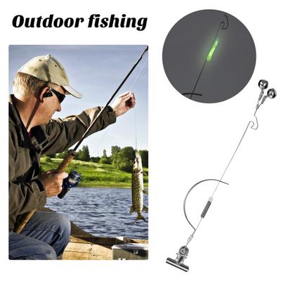 Fishing Bite Alarm with Clip Anti-corrosion Stainless Steel Sensitive Alarm Bells Warning Professional