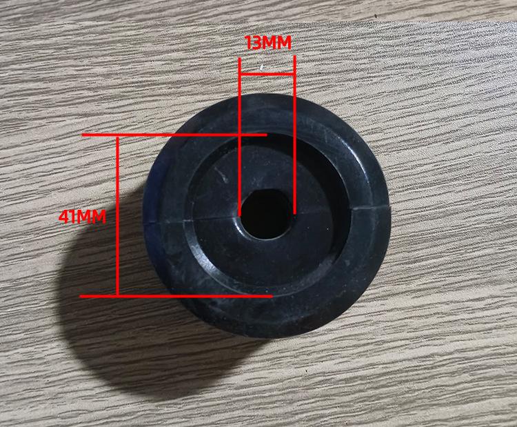 Forged Trailer Hitch Rubber Plug with Shaped Winch Hook & Hex Wrench